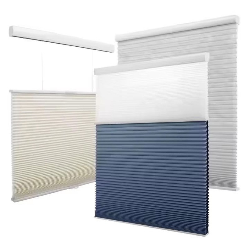 Cortinas reguláveis ​​em favo de mel