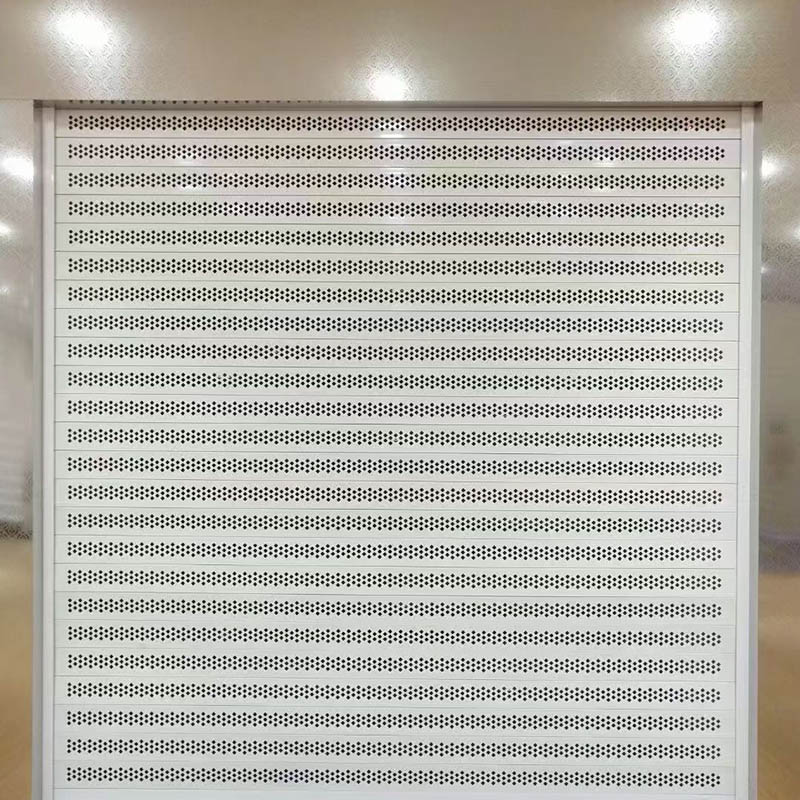 Portas de persiana de supermercado